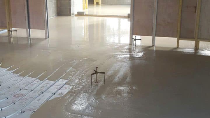 liquid floor screed from pb floor screeders