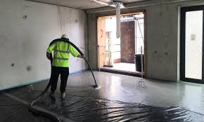 liquid floor screed pumped